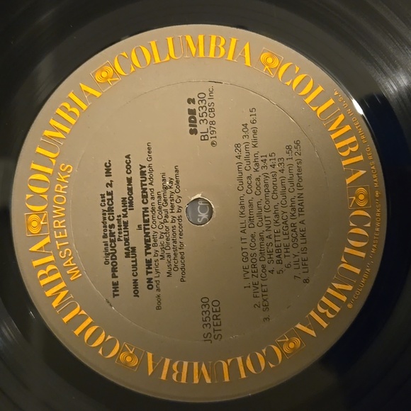 ON THE TWENTIETH CENTURY LP Original 1978 Broadway Cast - Picture 11 of 11